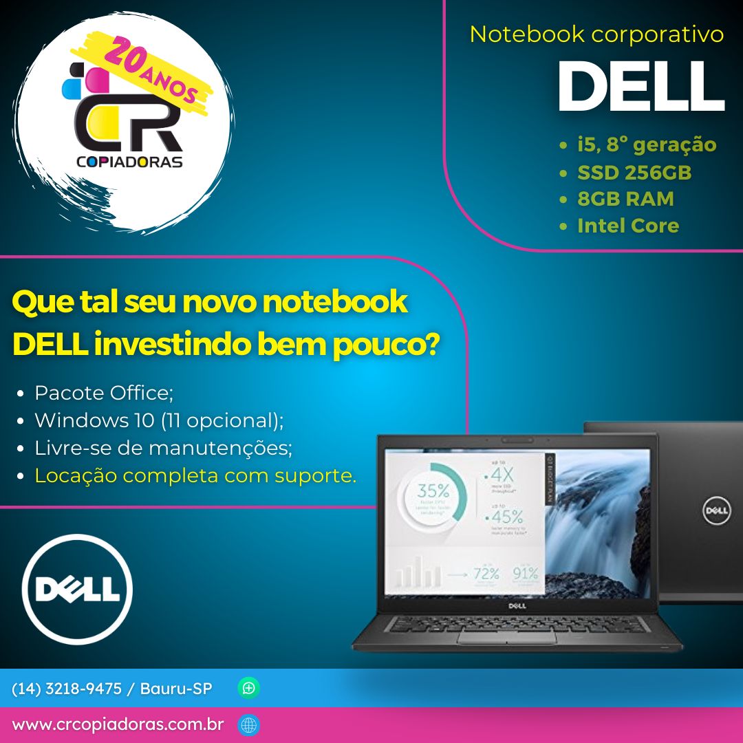 Notebook corporativo DELL
